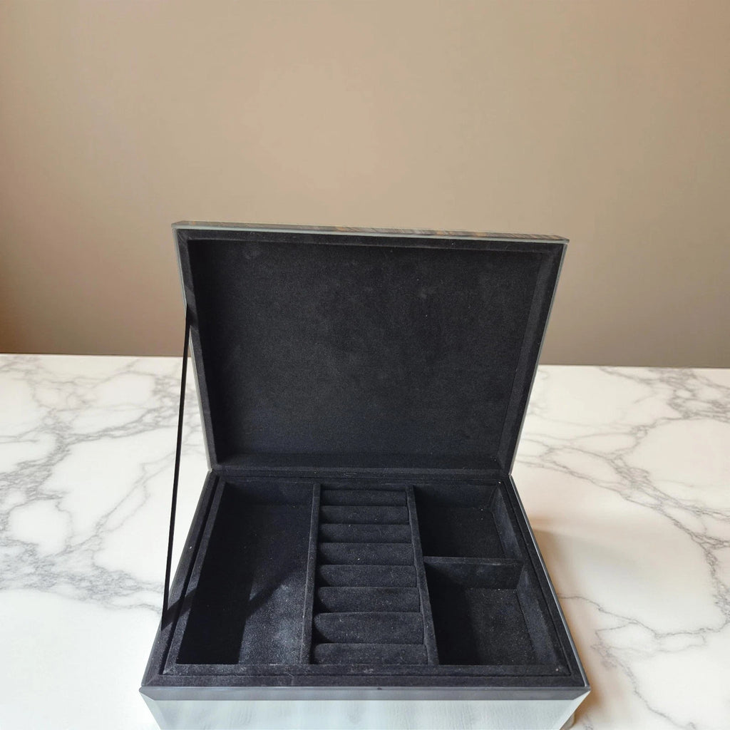 Amazing Time Trace Marble Style Jewely Box | eBay