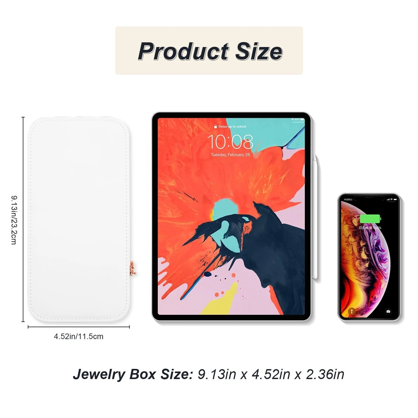 Travel Jewelry Boxes Organizer, Zippered Portable Small Travel Jewellery Boxe... | eBay