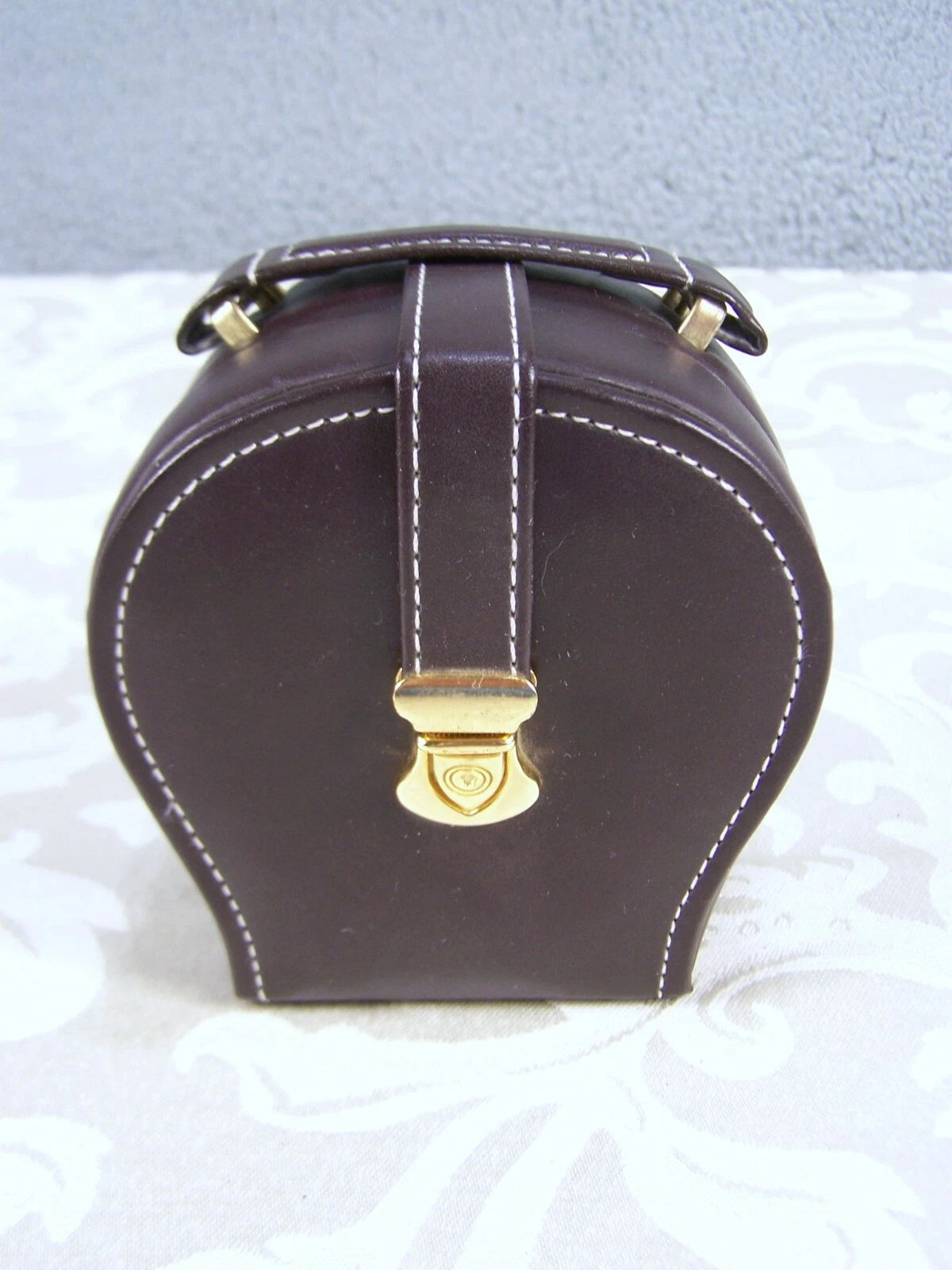 Small Jewelry Box Brown with Clasp For rings Chains Earrings Storage | eBay