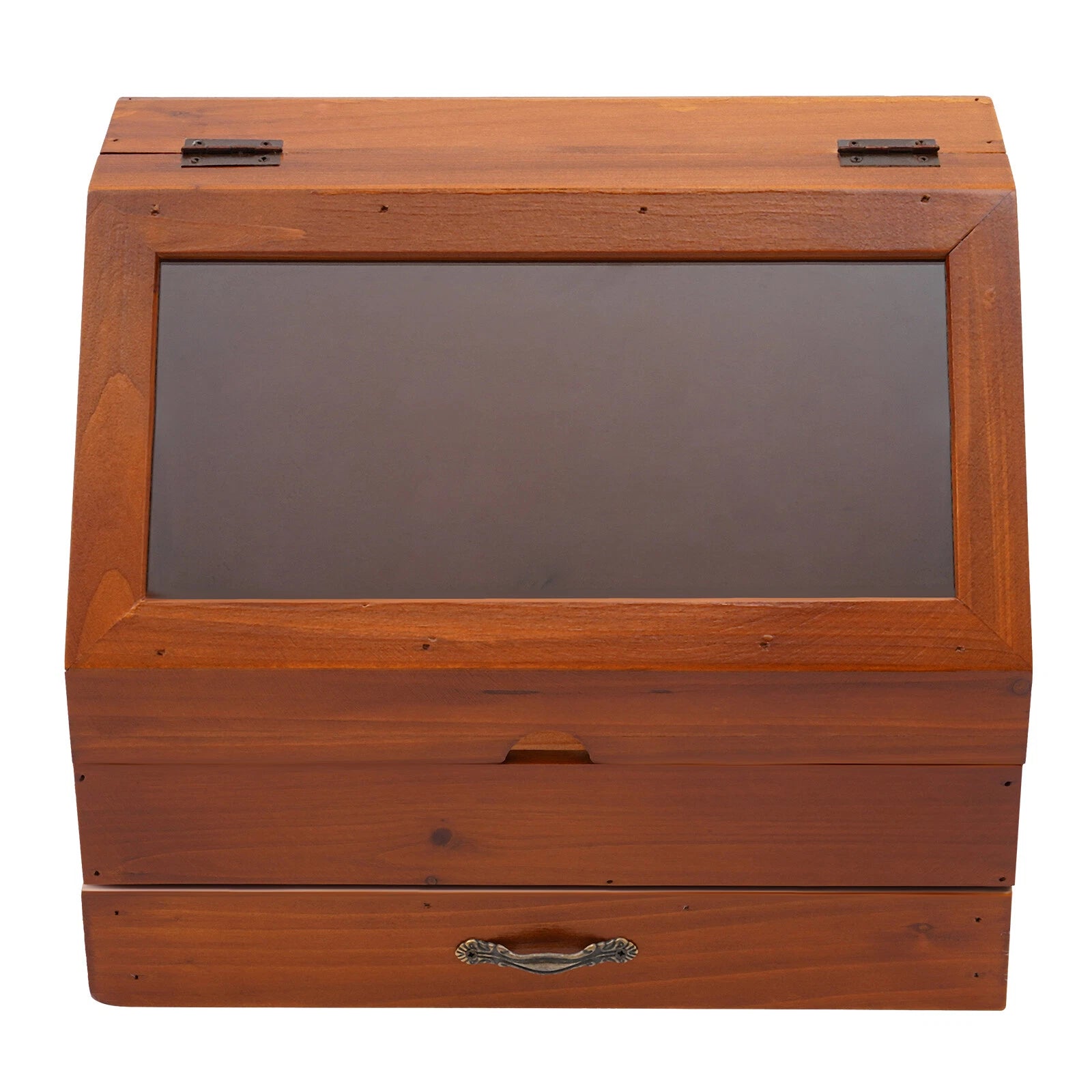 Wooden Perfume Organizer with Drawer - Stylish Jewelry Storage Box | eBay