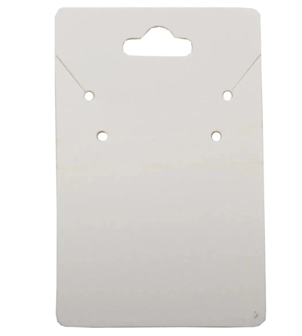 100 Piece Hanging Necklace Card Display 3” X 2” Jewelry Hanging Card - 3 Colors | eBay