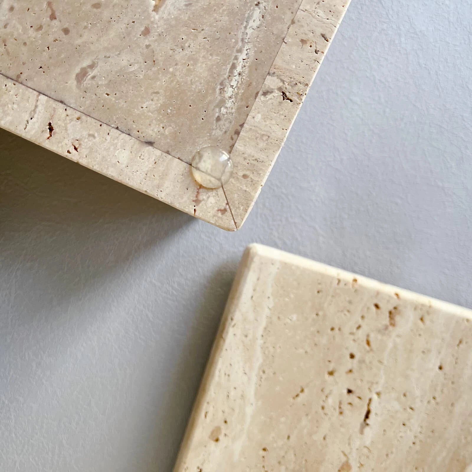 Natural Marble Ring Jewelry Box Cotton Swab Storage Box with Lid Storage Box ... | eBay