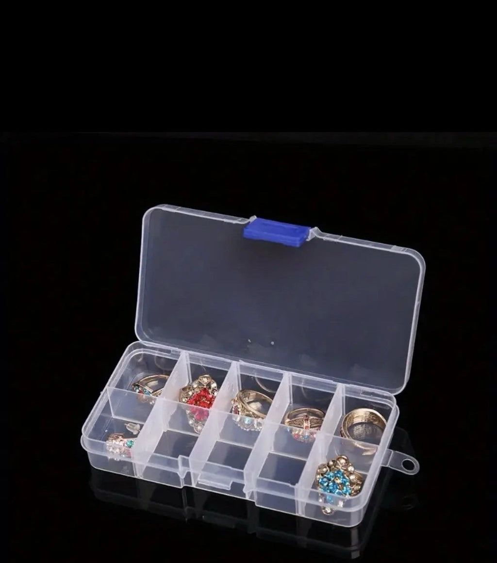 10 Grid Mini Organizer Boxes For DIY, Jewelry, Nails, and Much More.(Pack Of 12) | eBay