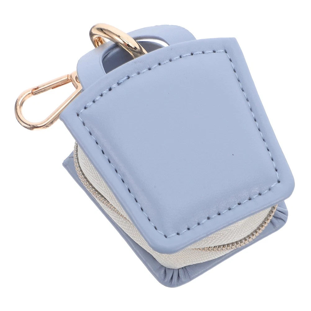 Portable Jewelry Box Travel Earring Storage for Case with Keychain | eBay