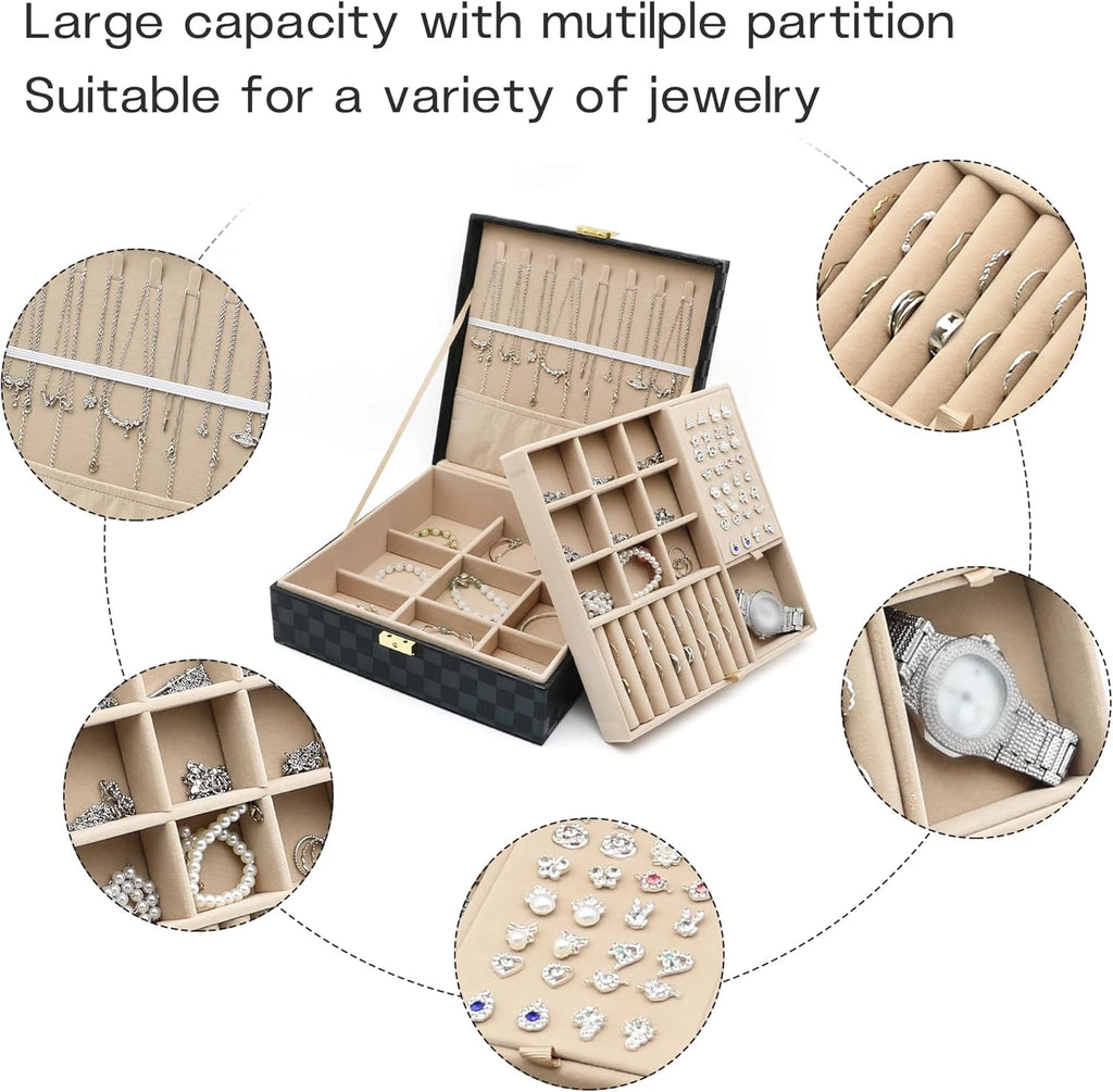 Jewelry Organizer Box, Jewelry Box Organizers for Women Girls, Jewellery Display | eBay