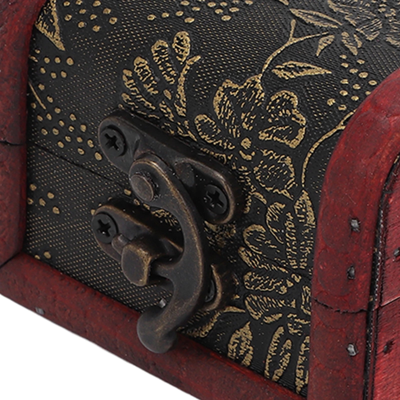 Retro Storage Box Hair Accessory Jewelry Storage Antique Wooden Organizer Case | eBay