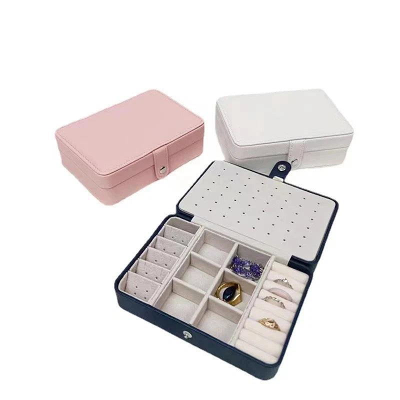 Jewelry Storage Box New High-end Exquisite Large Capacity Travel Jewelry Bag | eBay