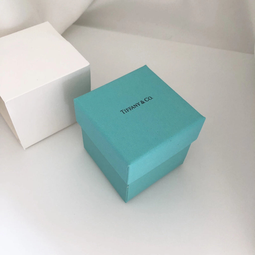 Tiffany & Co Blue Leather Empty Ring Box and Blue Gift Box | eBay