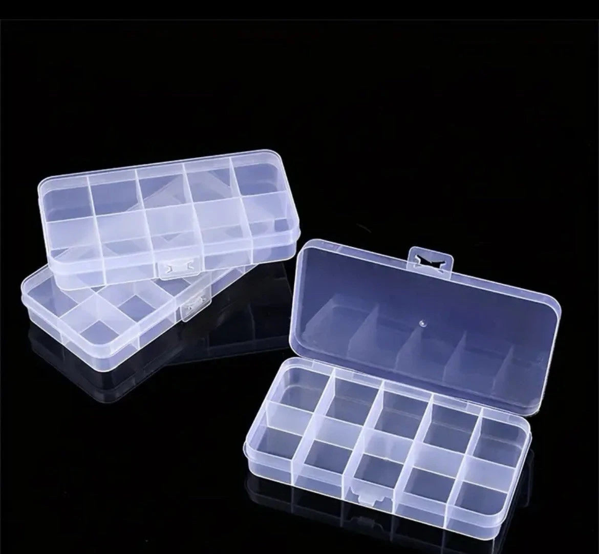 10 Grid Mini Organizer Boxes For DIY, Jewelry, Nails, and Much More.(Pack Of 12) | eBay
