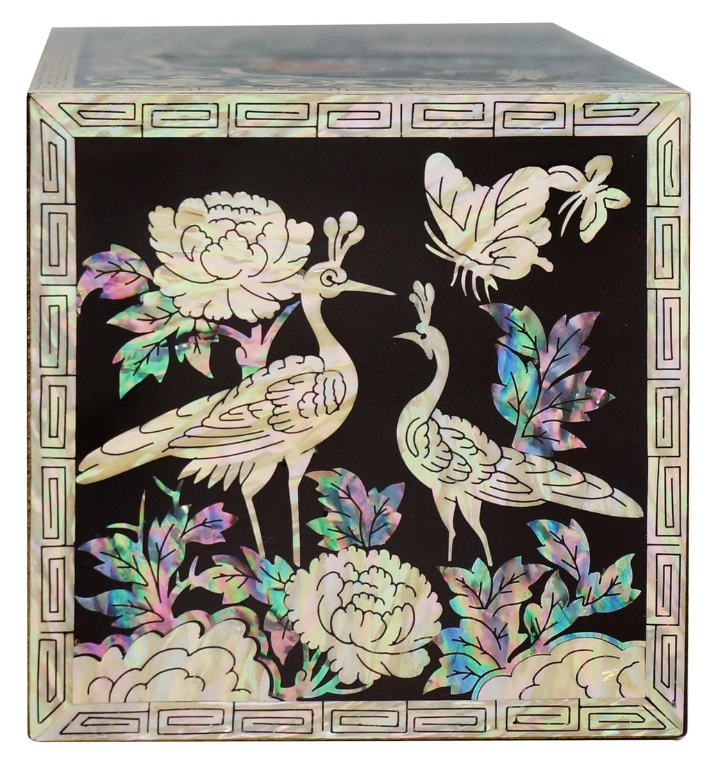 Mother of Pearl 4 Drawers Jewelry Box Necklace Bracelet Earrings Ring Box Case | eBay