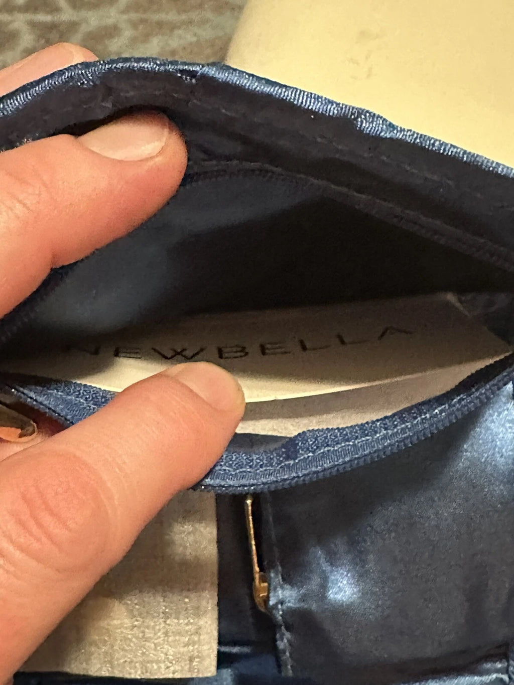 New Bella Jewelry Storage Bag Blue Portable Organizer W/ Magnetic Closure | eBay