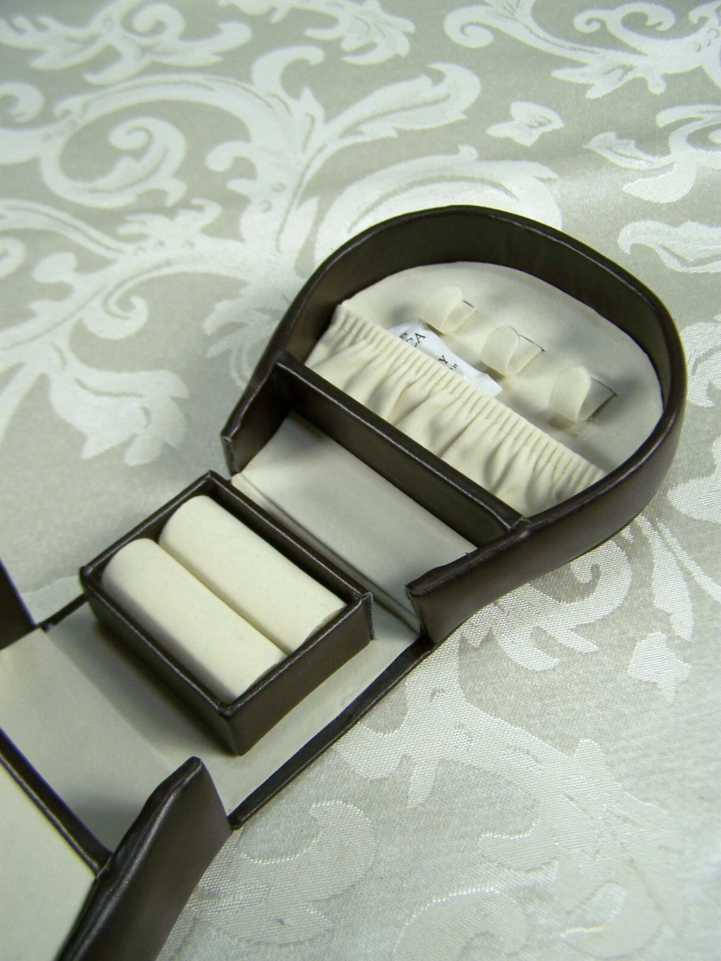 Small Jewelry Box Brown with Clasp For rings Chains Earrings Storage | eBay