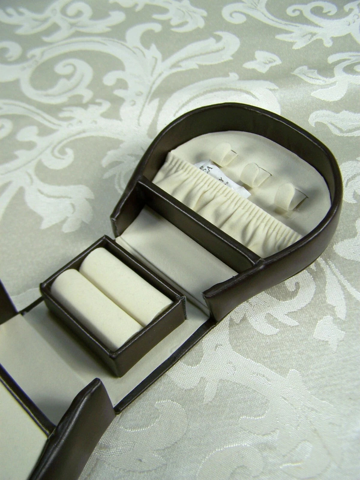 Small Jewelry Box Brown with Clasp For rings Chains Earrings Storage | eBay