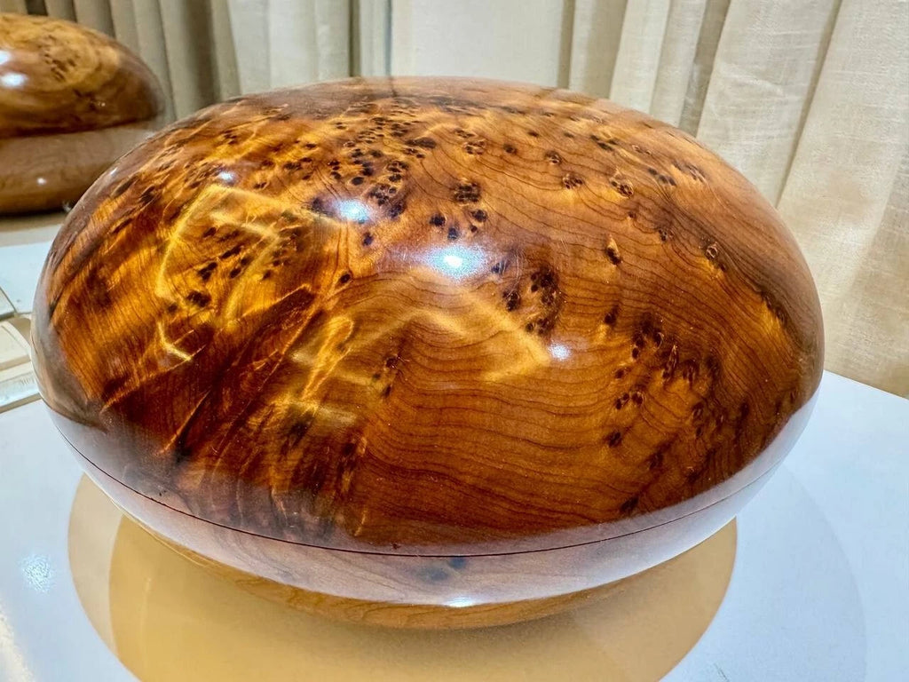 Round Box Gift idea Jewelry Thuya Wooden Box Organizer Decorative Round box | eBay