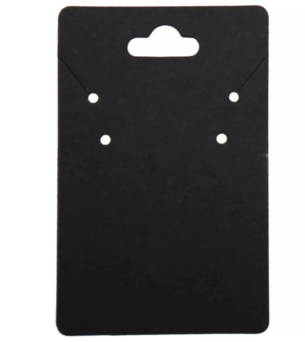 100 Piece Hanging Necklace Card Display 3” X 2” Jewelry Hanging Card - 3 Colors | eBay