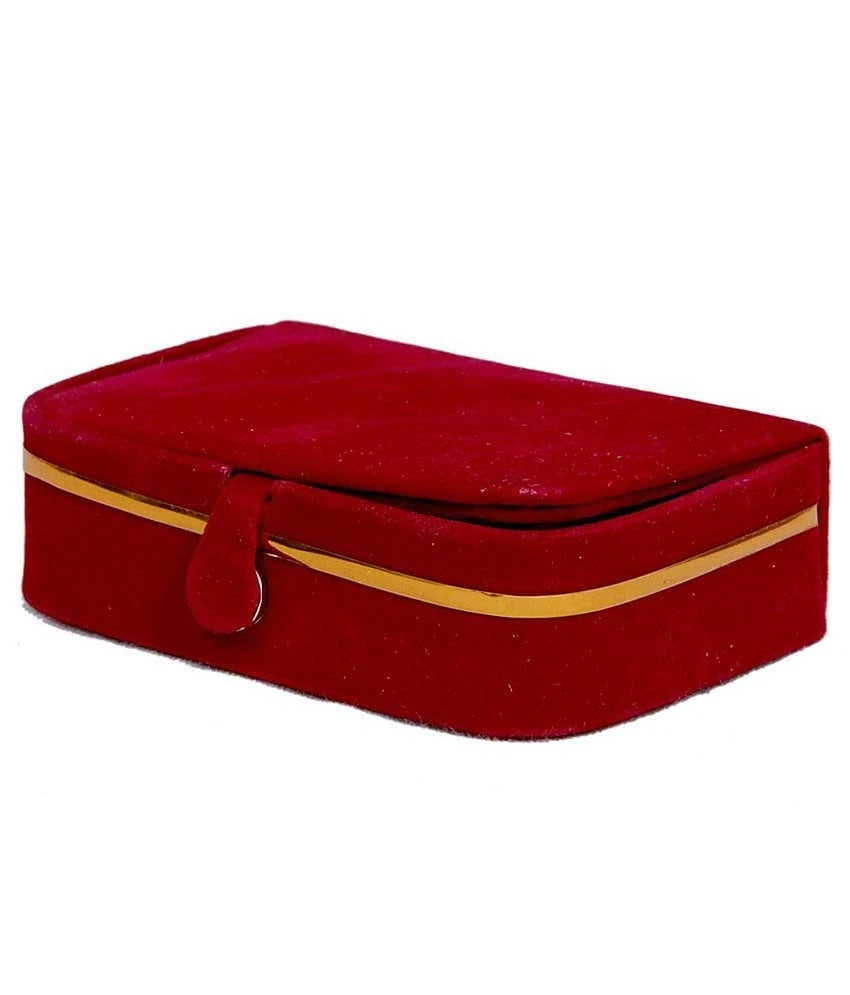 #COMBO ELEGANT 1 RING 1 EARNING JEWELRY STORAGE BOX ORGANIZER VELVET COATED CASE | eBay