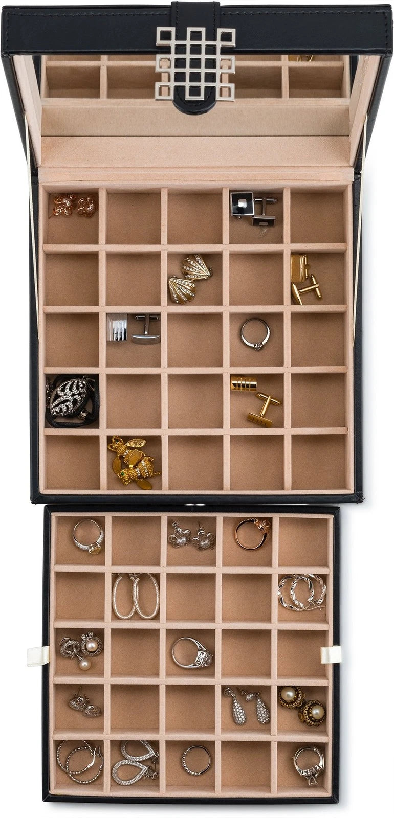 Earring Organizer - Classic 50 Section Jewelry Box/Case/Holder for Earrings, ... 678021712129| eBay