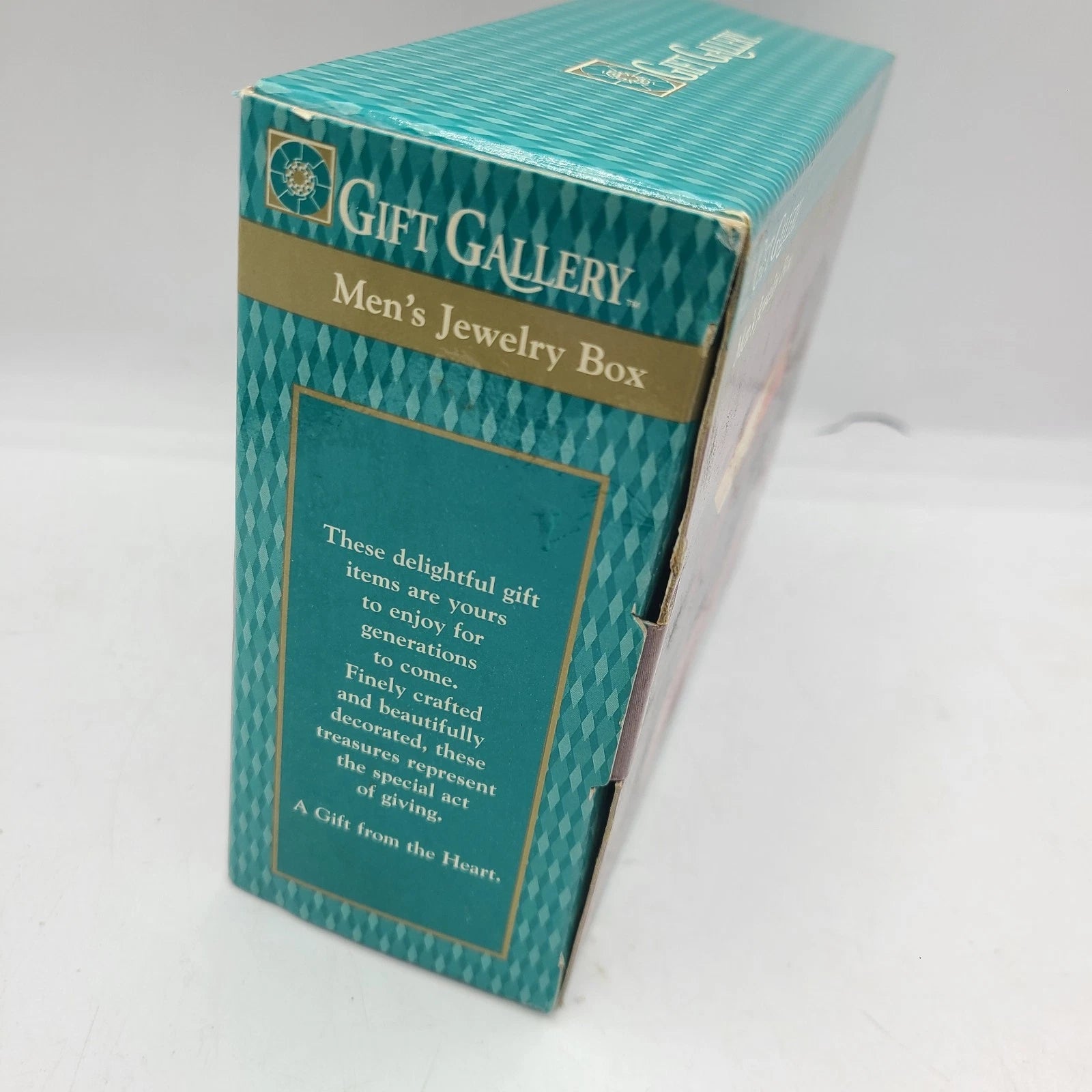 Kmart Gift Gallery Wooden Jewelry Organizer Box Mens Maroon Built-In Photo Frame | eBay