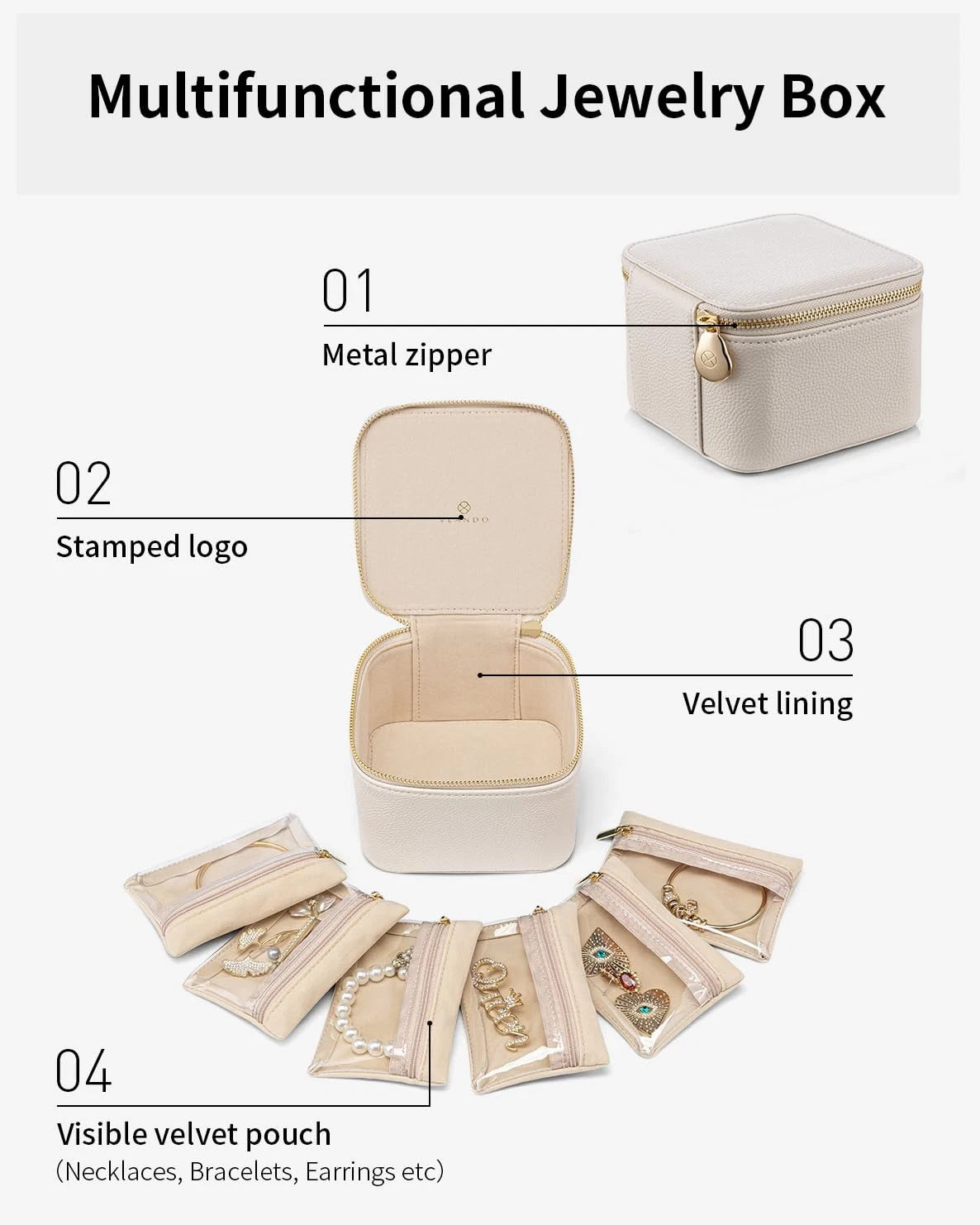 Teacher Appreciation Gifts,Small Jewelry Box Organizer,Travel Jewelry Storage... | eBay