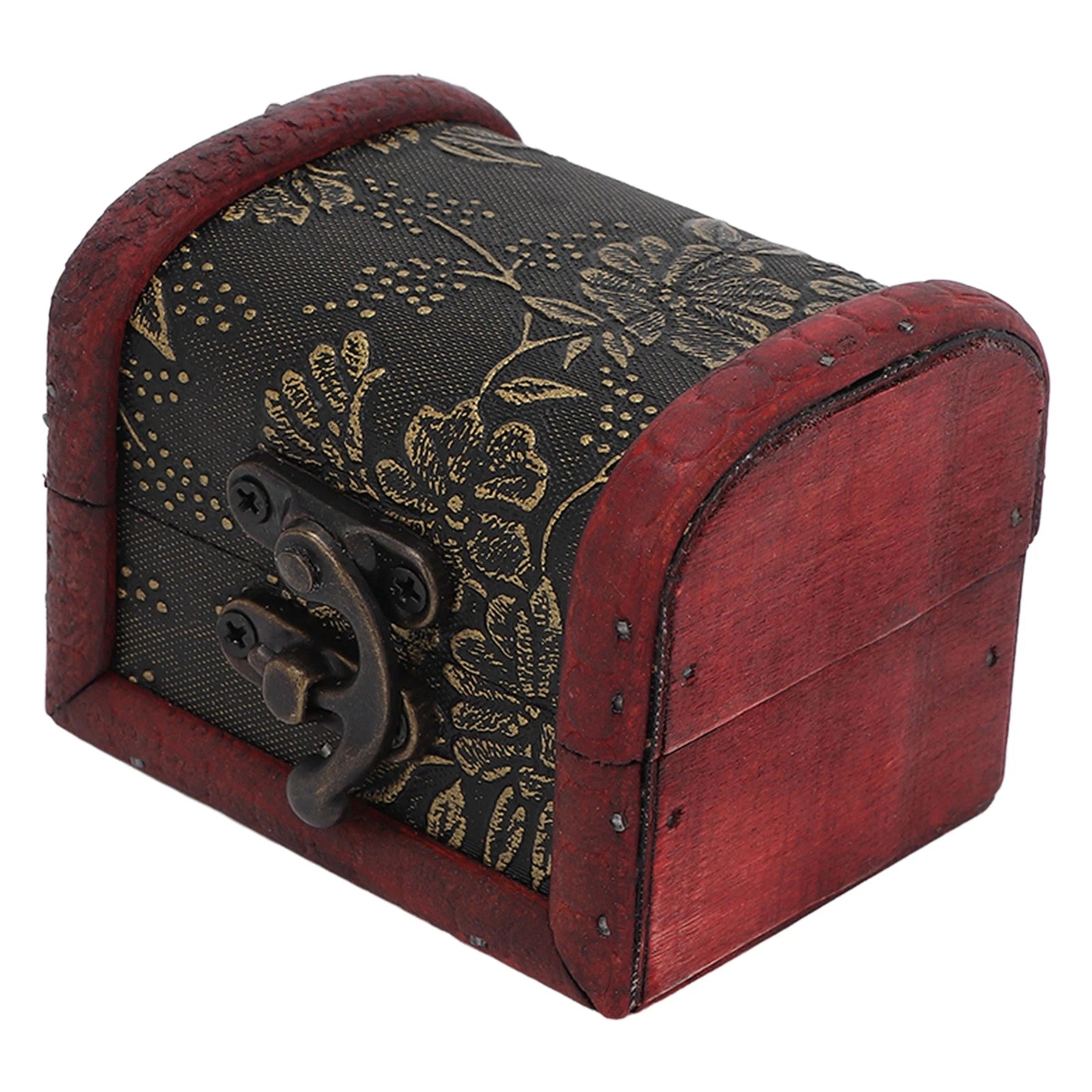 Retro Storage Box Hair Accessory Jewelry Storage Antique Wooden Organizer Case | eBay