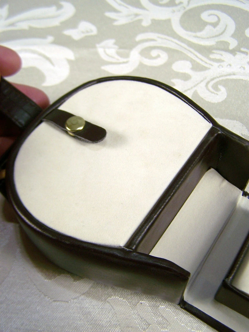 Small Jewelry Box Brown with Clasp For rings Chains Earrings Storage | eBay