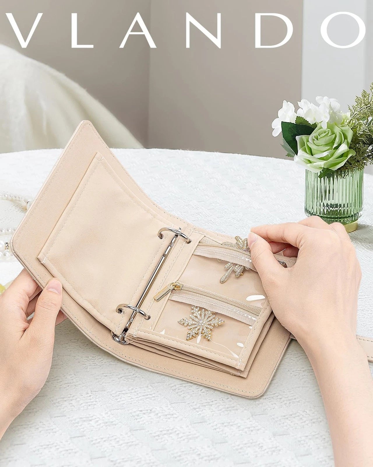 Vlando Jewelry Box for Travel,Small Jewelry Case Organizer,Display Portabilit... | eBay