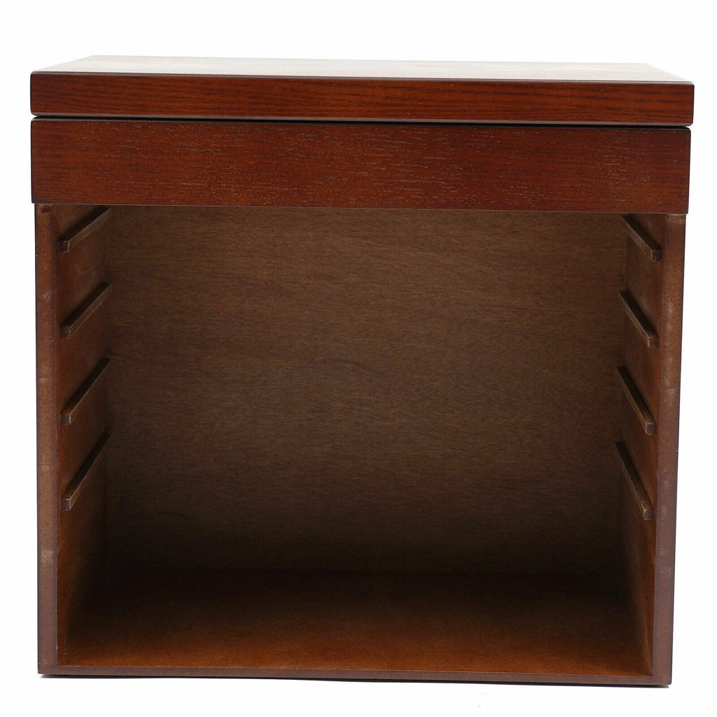 Wooden Jewelry Storage Box 6 Layer Watches Necklace Case Cabinet with Drawers | eBay