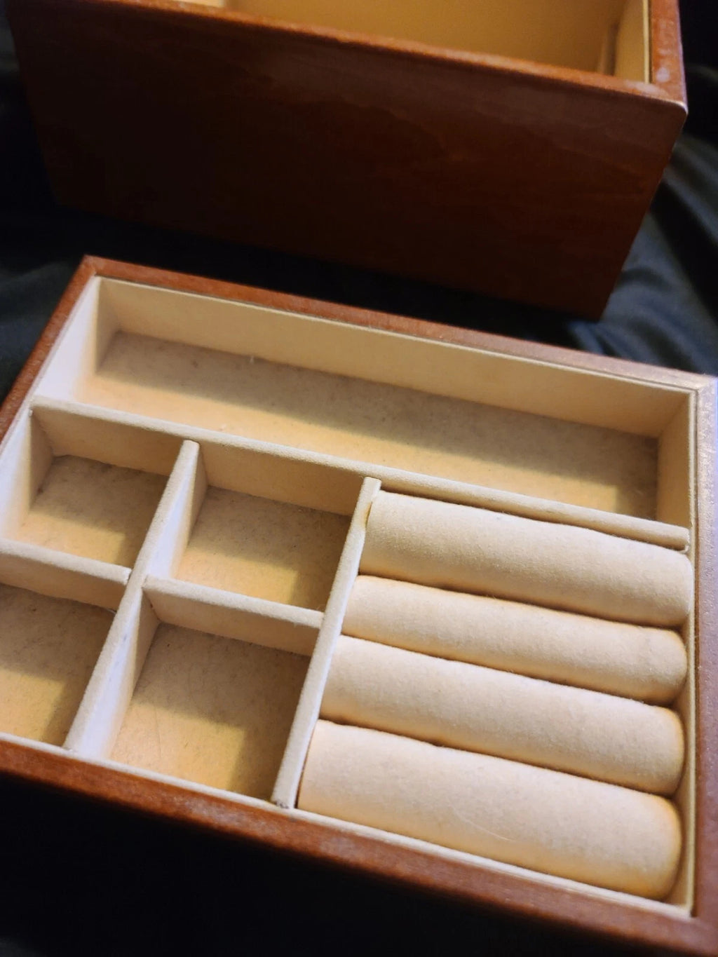 Jewelry Box Silvertone Inlays | eBay