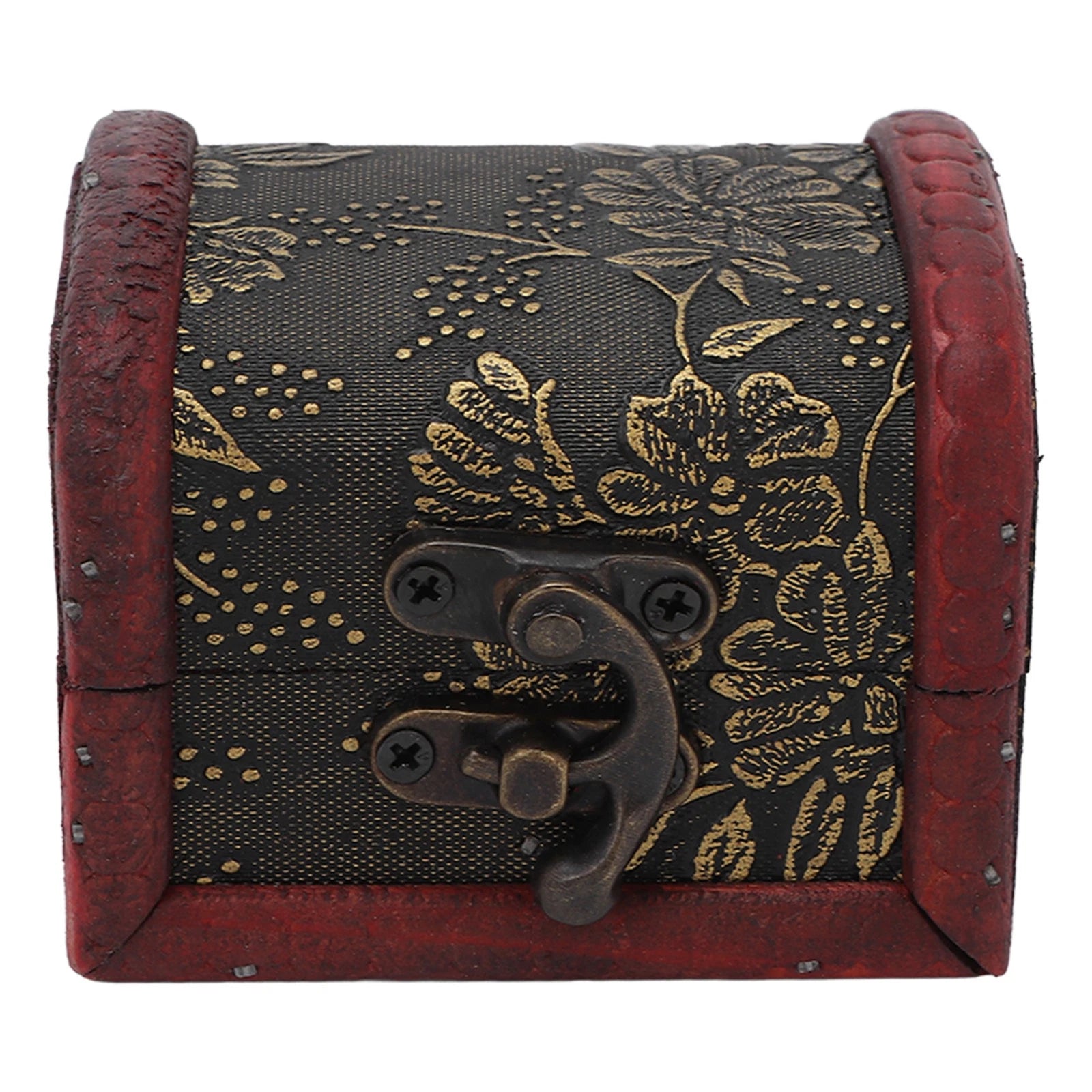 Retro Storage Box Hair Accessory Jewelry Storage Antique Wooden Organizer Case | eBay