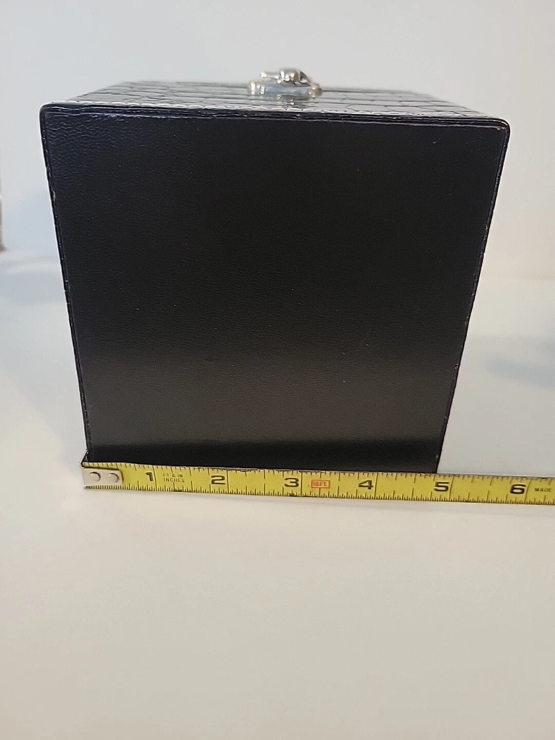 Black Square Mirror Jewelry Box Storage Organizer Women Case Jewelry | eBay