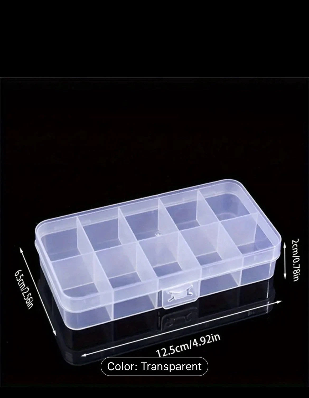 10 Grid Mini Organizer Boxes For DIY, Jewelry, Nails, and Much More.(Pack Of 12) | eBay