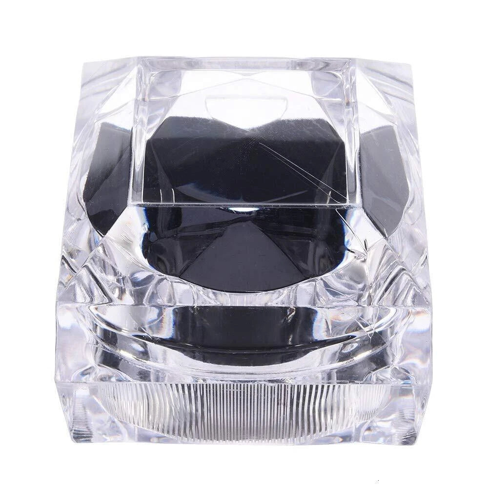 24Pcs Clear Crystal Ring Gift Boxes Earrings Jewelry Storage Black Box | eBay