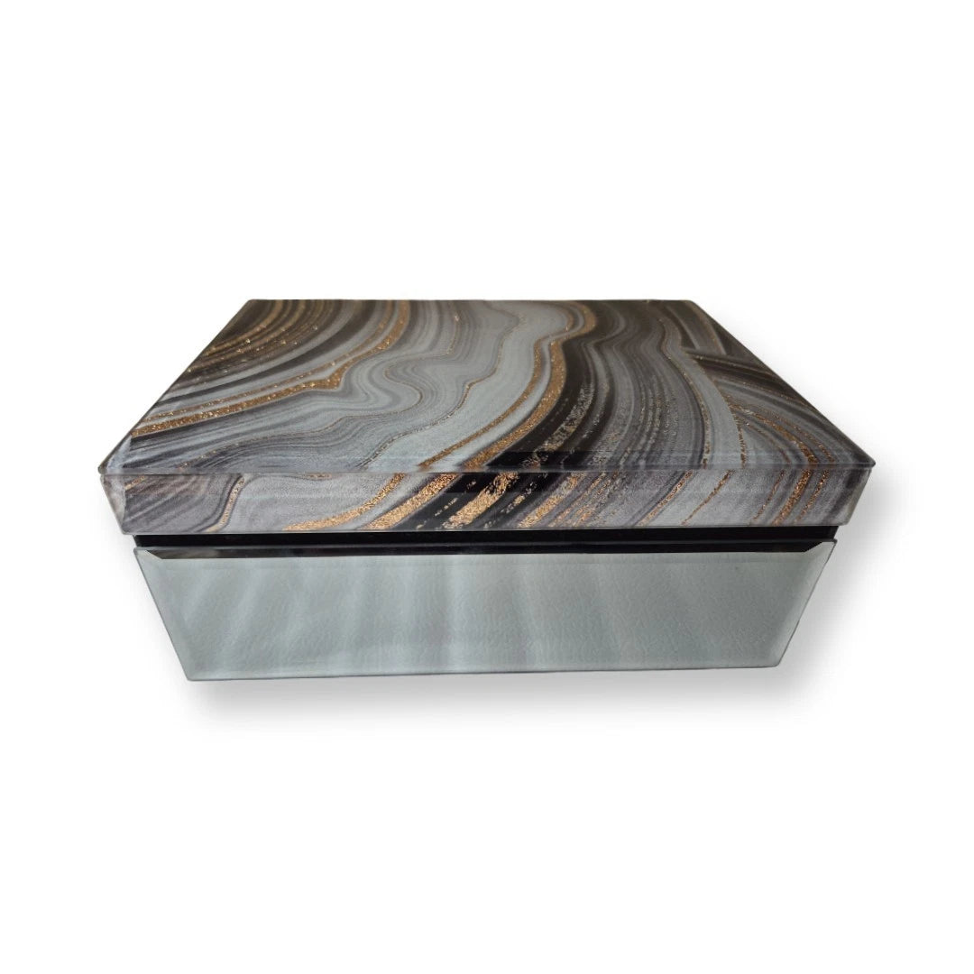 Amazing Time Trace Marble Style Jewely Box | eBay