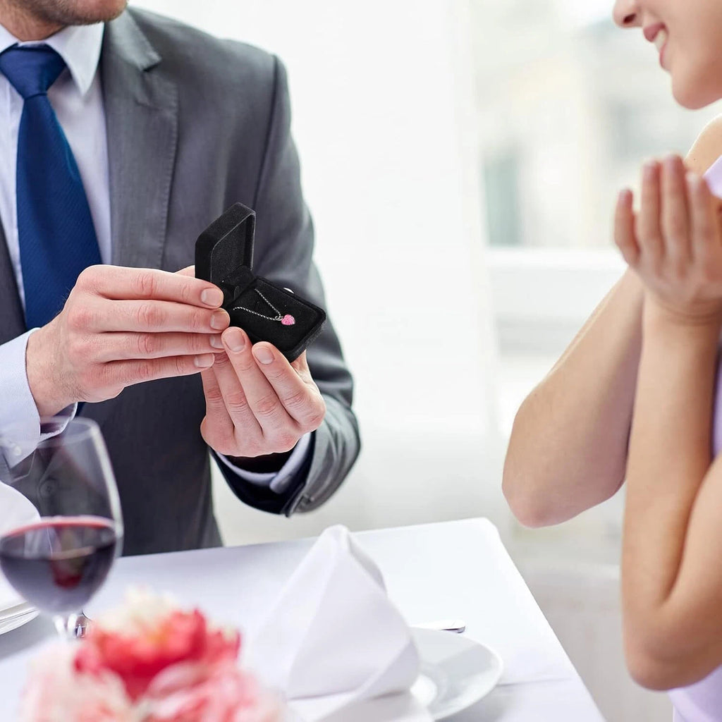 24 Pcs Necklace Pendant Box Velvet Jewelry Storage Display Case Ring Earring Pen | eBay