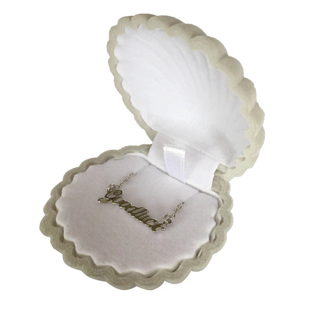 10Pcs Shell Velvet Ring Case Earrings Necklace Jewelry Display Storage Gift Box | eBay