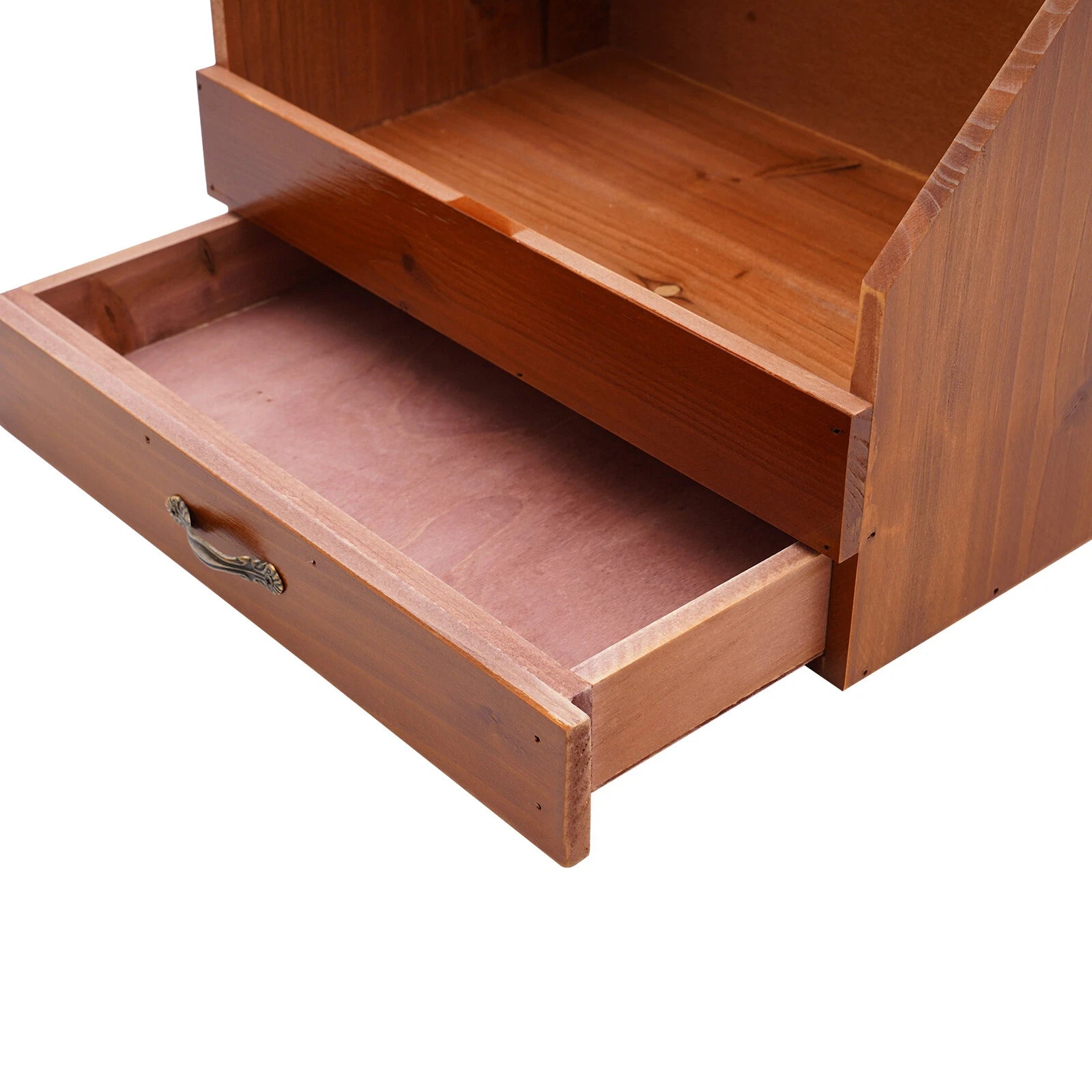 Wooden Perfume Organizer with Drawer - Stylish Jewelry Storage Box | eBay