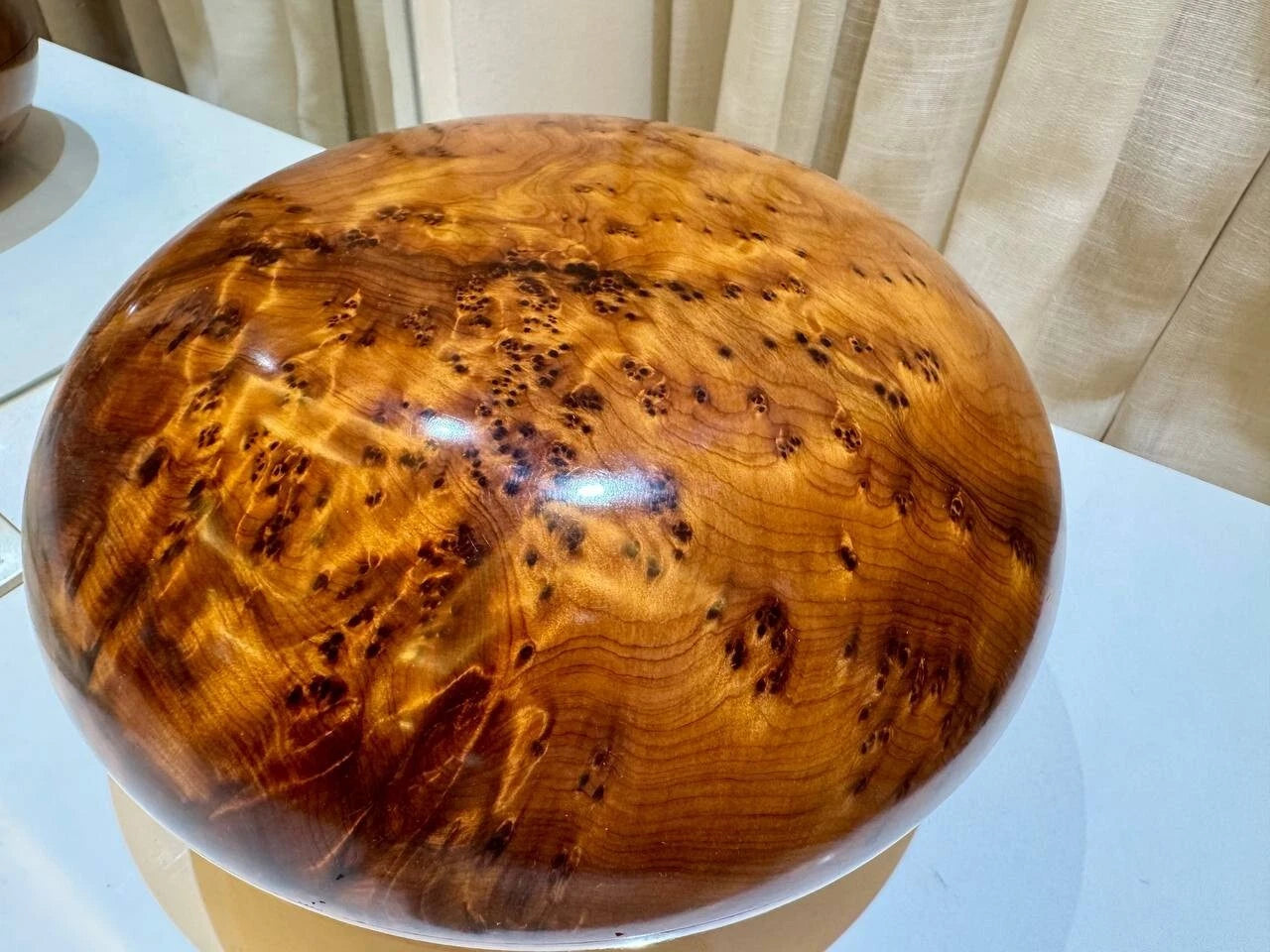 Round Box Gift idea Jewelry Thuya Wooden Box Organizer Decorative Round box | eBay