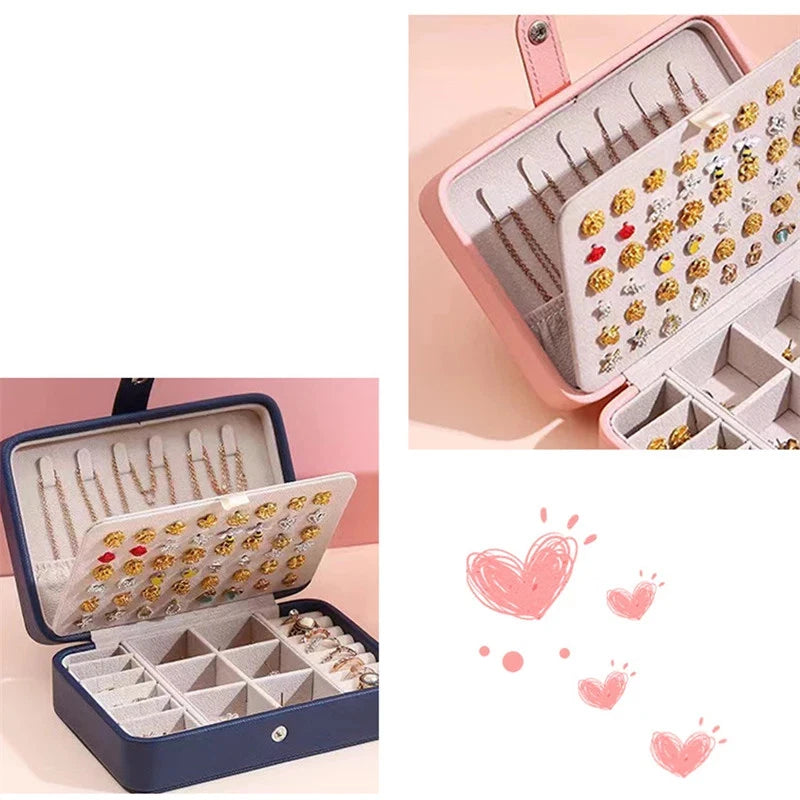 Jewelry Storage Box New High-end Exquisite Large Capacity Travel Jewelry Bag | eBay