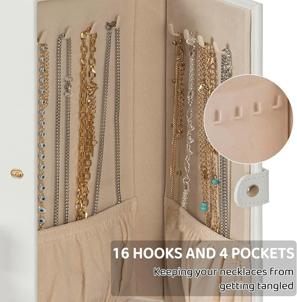 Large 6-Tier Jewelry Box Lockable Leather Jewelry Storage Case with 5 Drawers fo | eBay