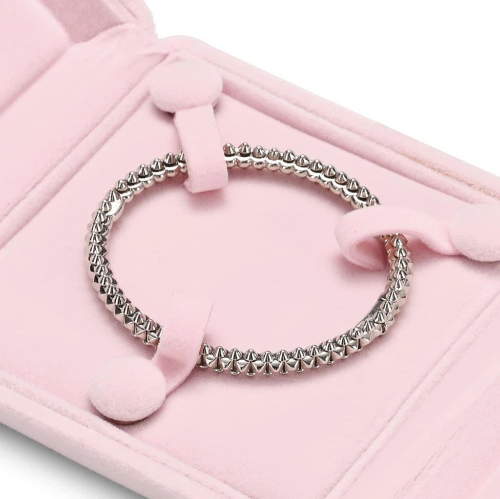 Pink Velvet Bangle Gift Box Bracelet Storage Case Jewelry Gift Boxes | eBay