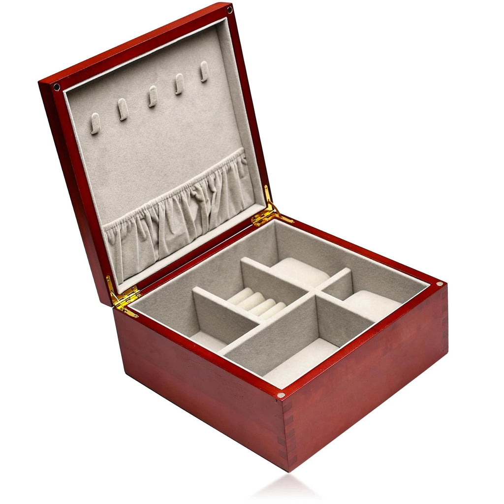 Mu&Ti Wooden Jewelry Box Organizer for Women, Wood Jewelry Organizer Storage ... | eBay