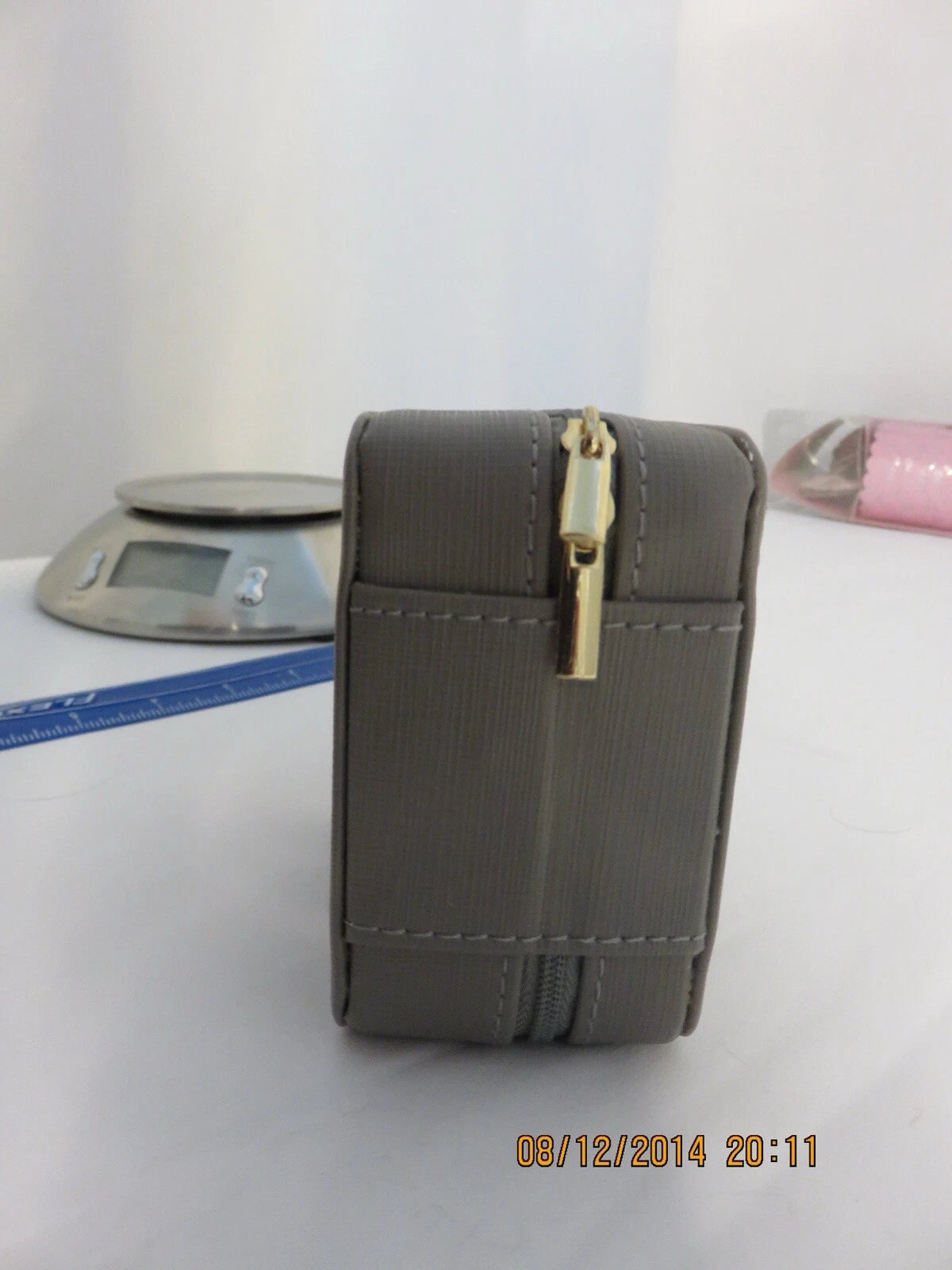 PLeather Small Jewelry Box Portable Travel Storage Case 4X4 3 Compartments | eBay