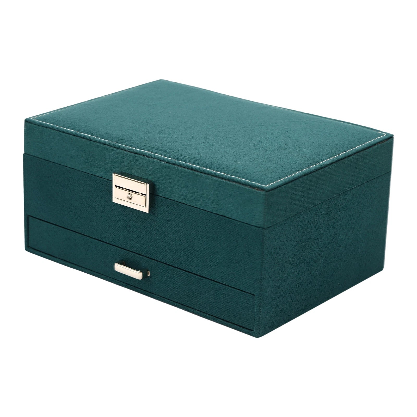 3 Layers Large Capacity Ring Earring Necklace Storage Jewelry Box Organize NEW | eBay