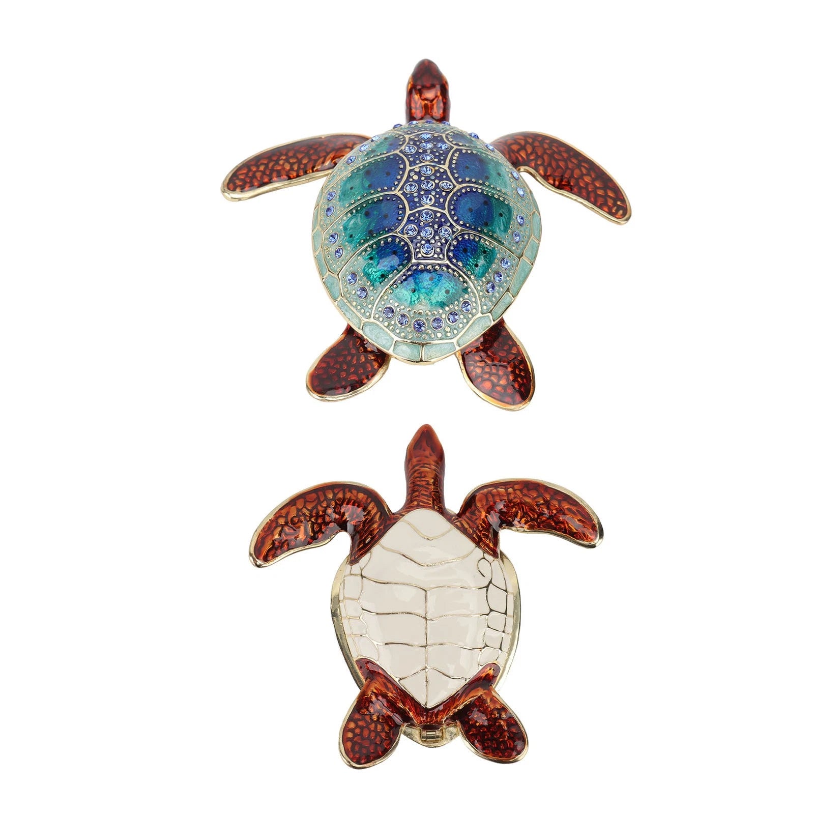 Colorful Tortoise Jewelry Box Stylish Ornament For Jewelry Storage | eBay