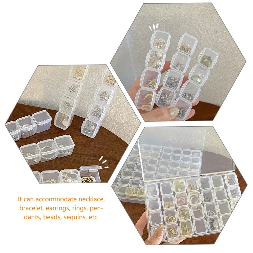 Transparent Jewelry Box Necklace and Bracelet Holder Organizer Storage | eBay