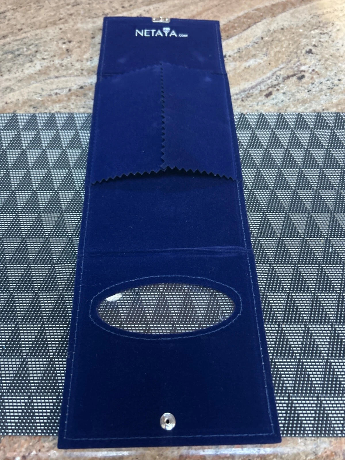 Blue Necklace Folder Jewelry Gift Organizer Display Storage | eBay