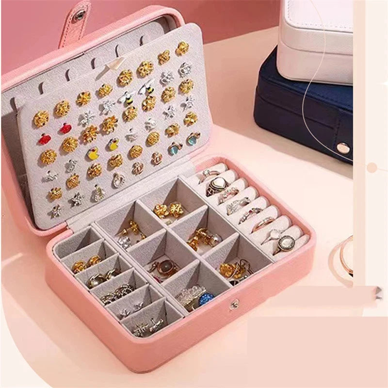Jewelry Storage Box New High-end Exquisite Large Capacity Travel Jewelry Bag | eBay