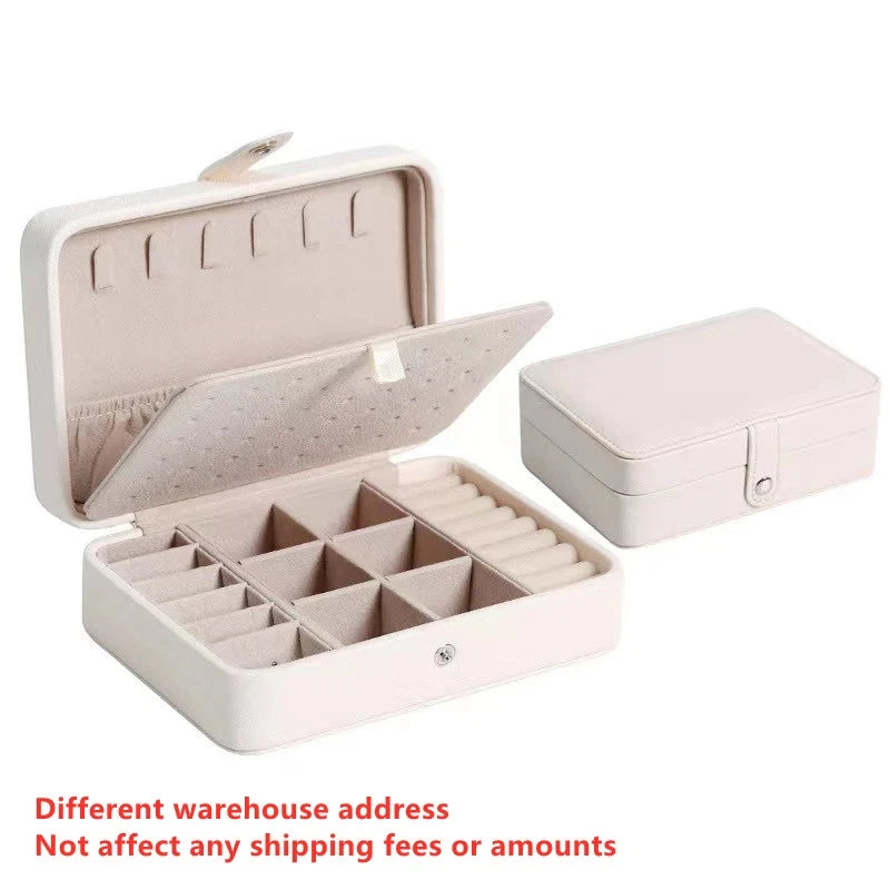 Jewelry Storage Box New High-end Exquisite Large Capacity Travel Jewelry Bag | eBay