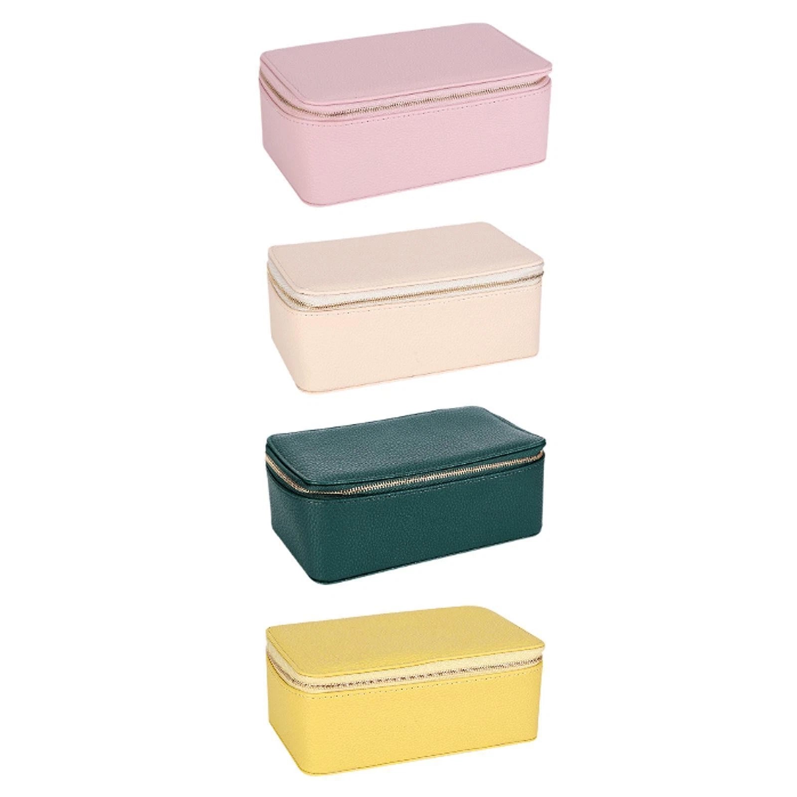 Jewelry Organizer Display Jewelry Box with 12 Pockets Zipper Holder Jewelry Case | eBay