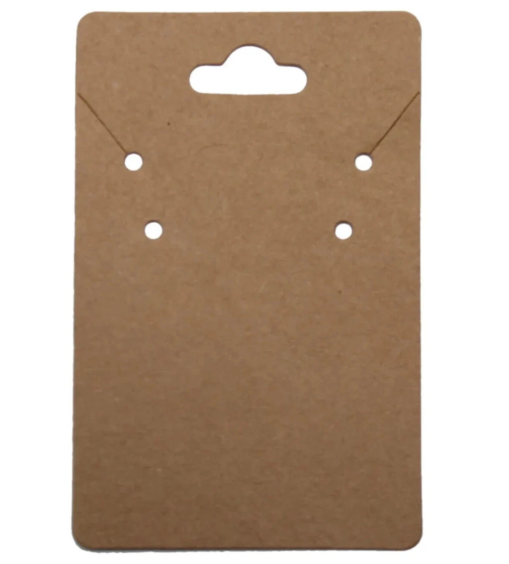 100 Piece Hanging Necklace Card Display 3” X 2” Jewelry Hanging Card - 3 Colors | eBay